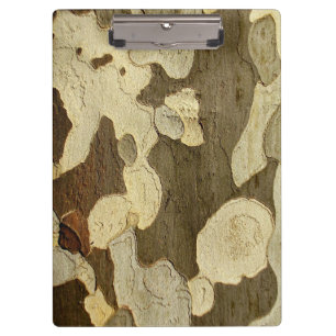 London Plane Tree Bark Clipboard