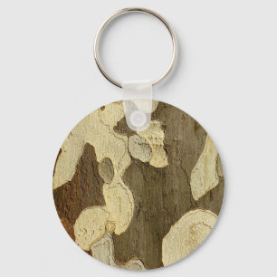 London Plane Tree Bark Key Ring