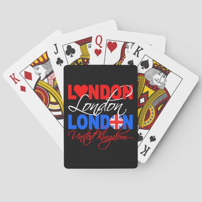London playing cards (Back)