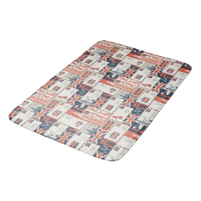 London Post Bath Mat (Angled)