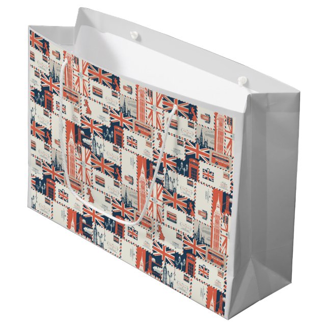 London Post Gift Bags (Front Angled)