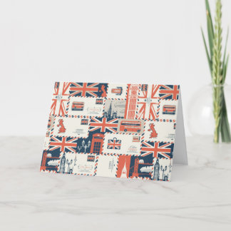 London Post Greeting Card (Blank)