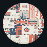 London Post Magnet<br><div class="desc">Vintage English Post logos,  English landmarks,  attractions,  and text are a fun and funky way to dress up decor,  gifts,  apparel,  and household items for any occasion. Check out my store for more pattern items and gift ideas,  or combine items to create an interesting gift package!</div>
