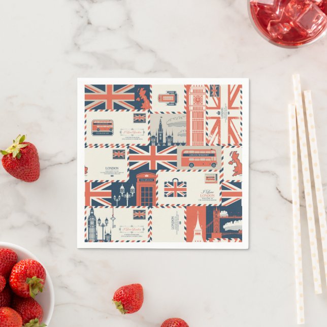 London Post Paper Napkins (Insitu)
