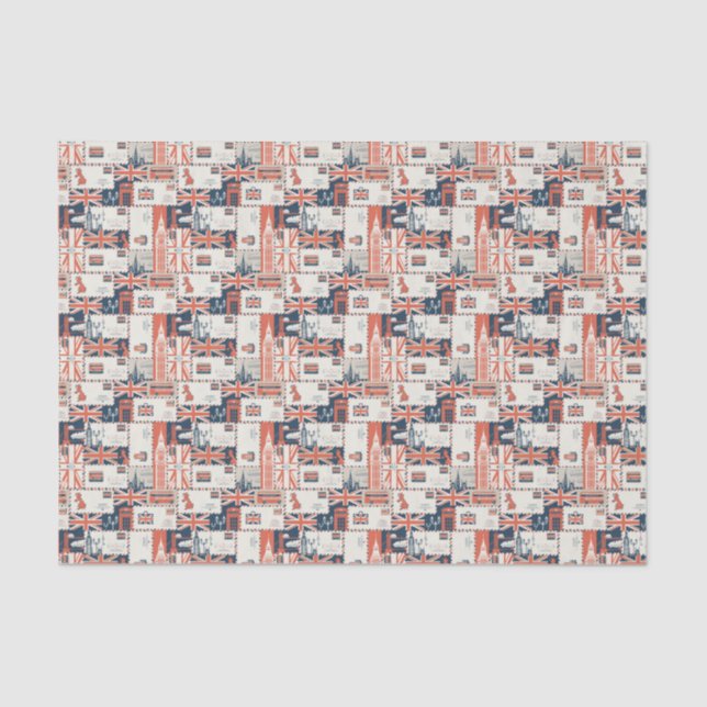 London Post Tissue Paper (Front)
