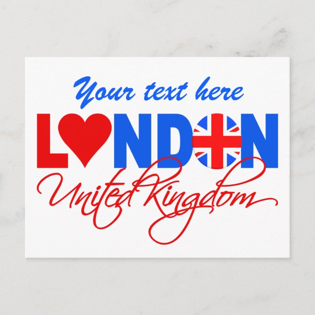 London postcard - customize! (Front)