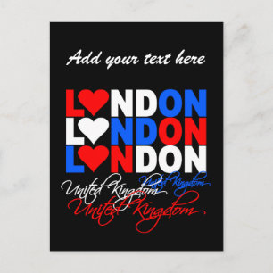 London postcard - customize!