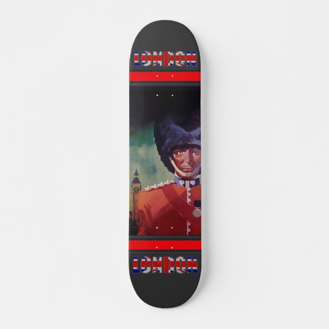 London Poster Skateboard (Front)