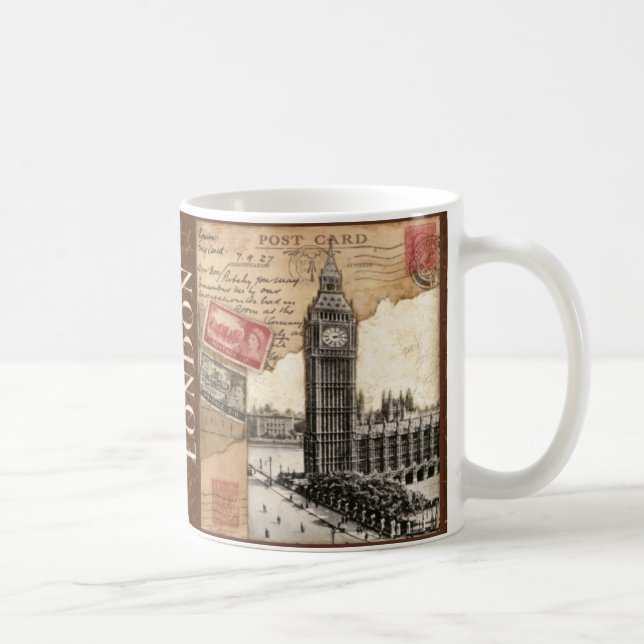 London Postmark Coffee Mug (Right)