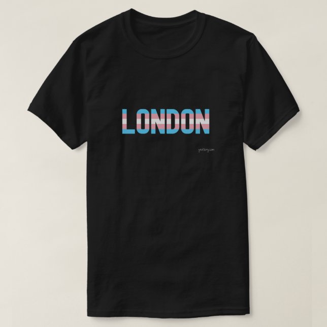 London Pride Transgender Flag T-Shirt (Design Front)