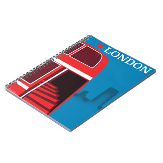 London Red Bus Notebook