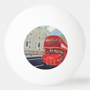 London Red Bus Ping Pong Ball