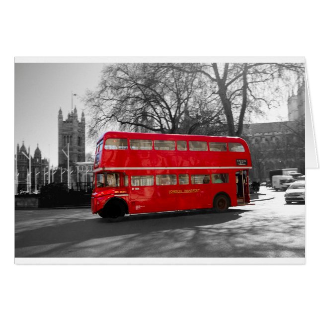 London Red Routemaster Bus (Front Horizontal)