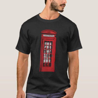 London Red Telephone Booth Vintage Lovers T-Shirt