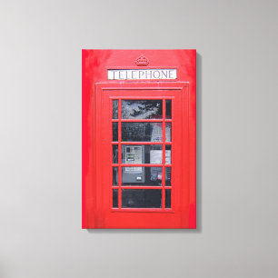 London Red Telephone Box Canvas Print