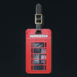 London Red Telephone Box Luggage Tag<br><div class="desc">london, telephone, box, phone, "telephone box", "phone box", red, traditional, english, british, britain, england, "united kingdom", "u.k", "u.k.", classic, crown, royal, phonebox, vintage, retro, "old school", urban, city, street, booth, "phone booth", cabin, historic, history, nostalgia, heritage, funny, humour, humourous, icon, iconic, "pay phone", fun, travel, souvenir, landmark, photo, photography, "london...</div>