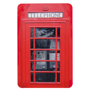 London Red Telephone Box Magnet