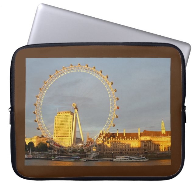 London riverside laptop sleeve (Front)