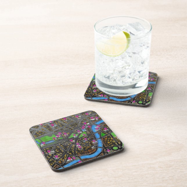 London Road Map Coaster (Right Side)