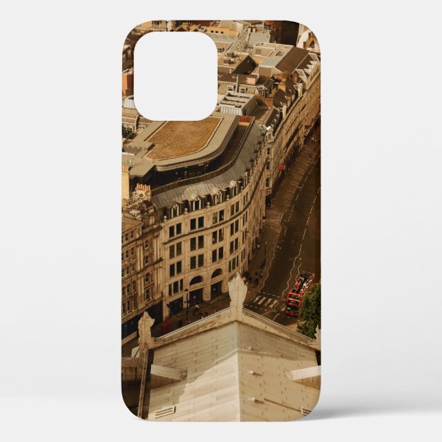 London rooftop view panorama with urban architectu Case-Mate iPhone case (Back)