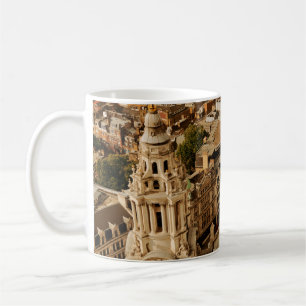 London rooftop view panorama with urban architectu coffee mug