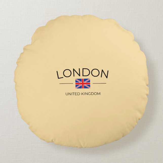 London Round Pillow (Front)