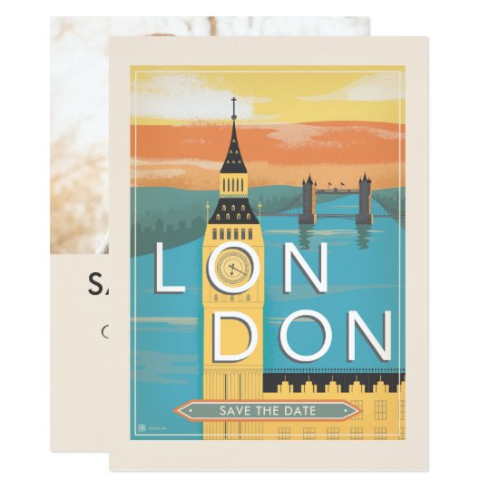 London | Save the Date - Photo Card