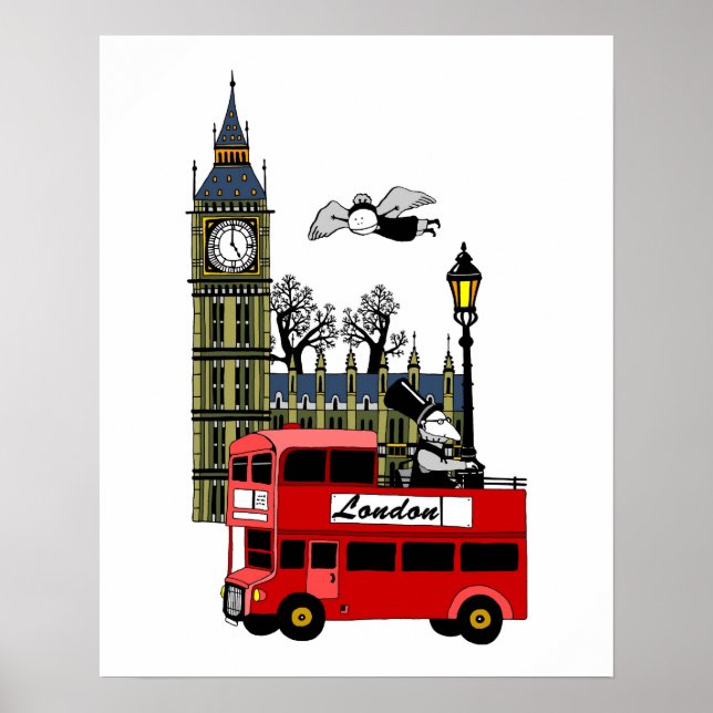 London Scene Poster (Front)