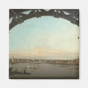 London seen through an arch of Westminster Magnet