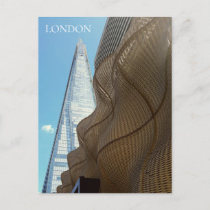 London Shard view postcard