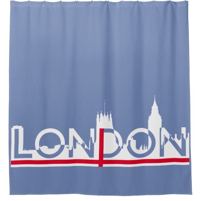 London silhouette and English flag (Front)