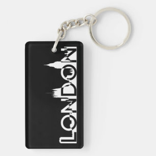 London silhouette keychain