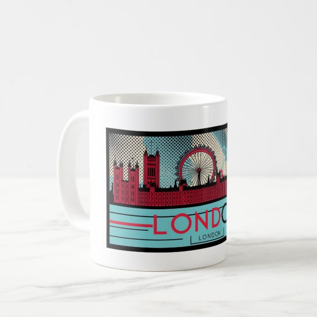 London Skyline 1 Mug (Front Left)