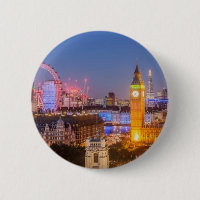 London Skyline Big Ben Scenic Postcard