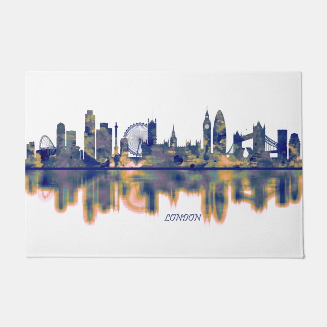 London Skyline Doormat (Front)