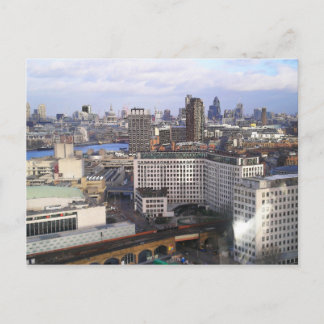 London skyline postcard