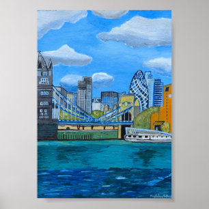 London skyline  poster