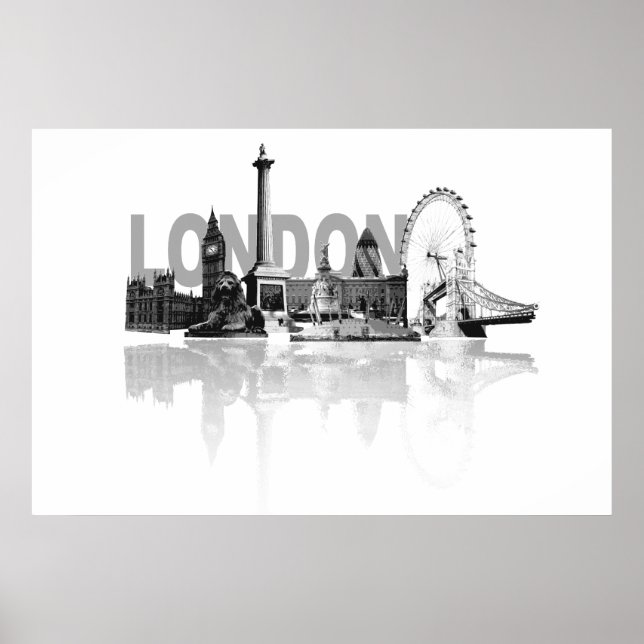 London Skyline Poster (Front)