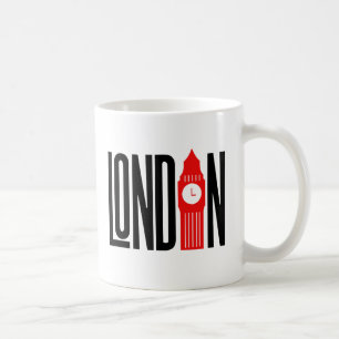 London Skyline Retro City Pride Design Coffee Mug