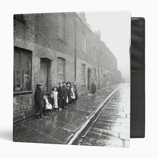 London Slums, c.1900 Binder (Front/Inside)