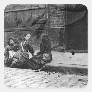 London Slums, Twine Court Square Sticker
