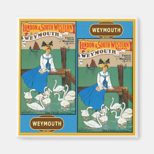 London South Western Railway Weymouth Magnet