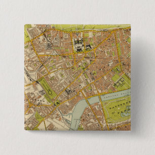 London Southwest 2 Inch Square Button