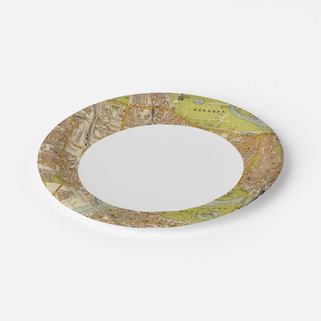 London Southwest Paper Plate (Angled)