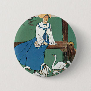 London & Southwestern ~ Weymouth 2 Inch Round Button