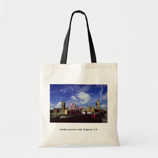 London souvenir stall, England, U.K. Tote Bag (Front)