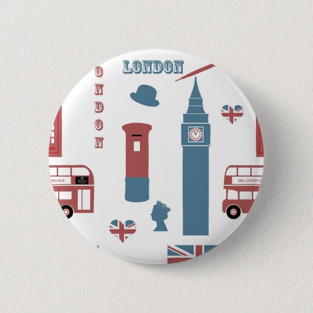 London Special 2 Inch Round Button (Front)