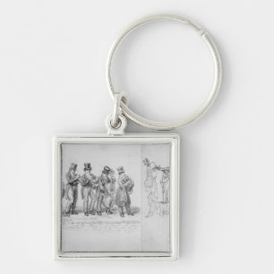 London Street Musicians, c.1820-30 Keychain