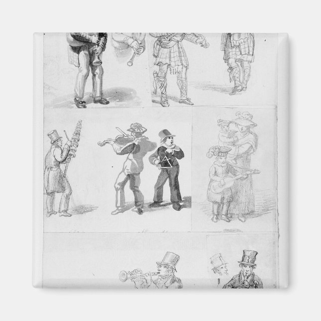 London Street Musicians Magnet (Front)