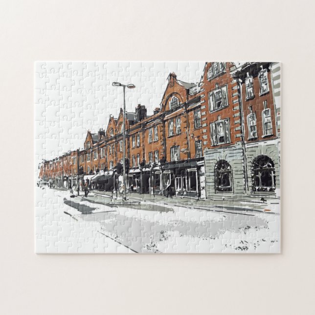 London Street Scene Jigsaw Puzzle (Horizontal)